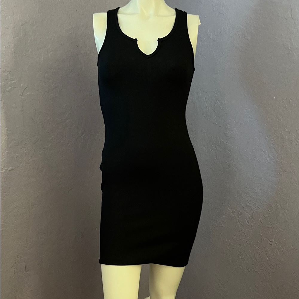Timing Black Cutout Mini Dress